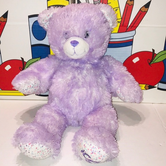 iCarly Purple Bear Plush Build A Bear - Picture 5 of 8